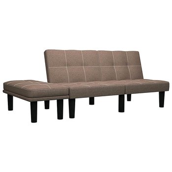 Sofa rozkładana ELIOR Mirja,  brązowa, 71x133x73 cm - Elior