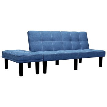 Sofa rozkładana ELIOR Mirja, niebieska, 71x133x73 cm - Elior