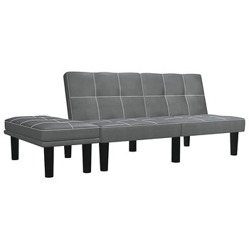 Sofa rozkładana ELIOR Mirja, szara, 71x133x73 cm - Elior