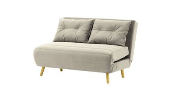 Sofa rozkładana Flic 120 cm-Velluto 15-like oak - SLF24