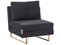 Sofa rozkładana jednoosobowa JERSLEV  Czarny