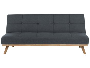Sofa rozkładana tapicerowana BELIANI Froya, ciemnoszara - Beliani
