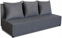 Sofa Rozkładana Z Funkcją Spania I Pojemnikiem Do Salonu Snozi 3 Grafit BIRD Meble