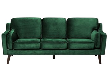 Sofa tapicerowana BELIANI Lokka, 3-osobowa, zielona, 85x204x83 cm - Beliani