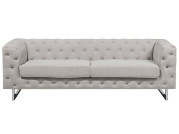 Sofa tapicerowana BELIANI Vissland, 3-osobowa, beżowa, 71x215x87 cm - Beliani