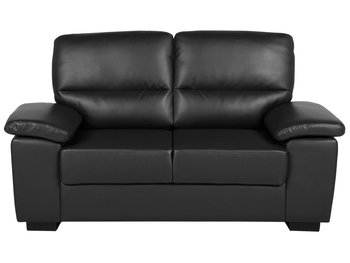 Sofa tapicerowana BELIANI Vogar, 2-osobowa, czarna, 90x156x74 cm - Beliani