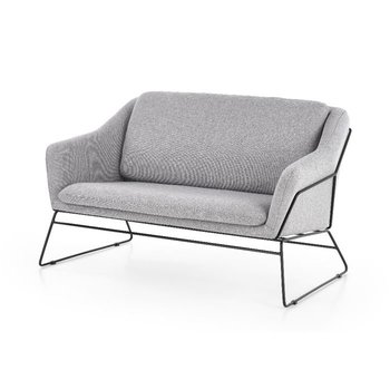 Sofa tapicerowana Smooth 2, szara  - Style Furniture
