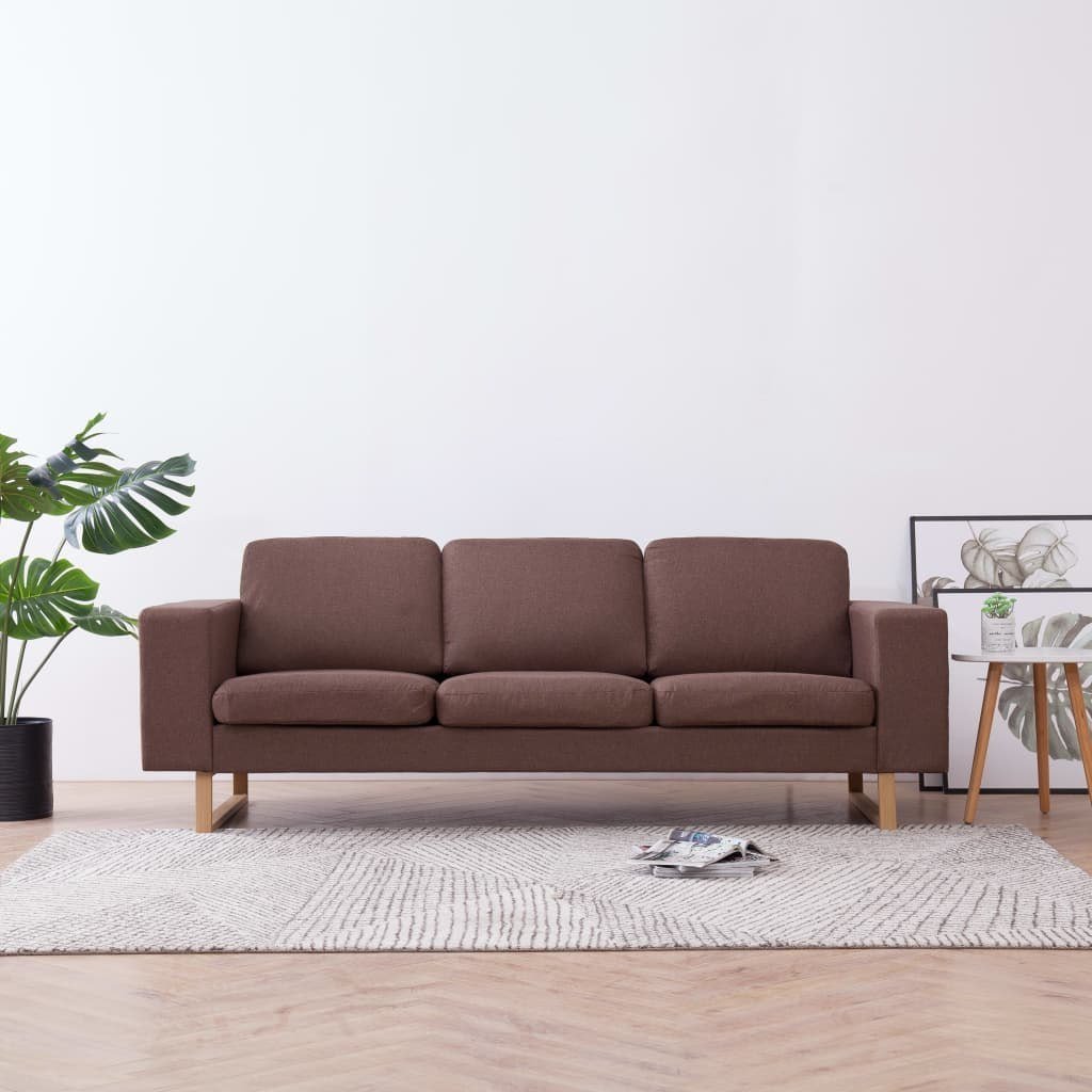 Sofa tapicerowana VIDAXL, brązowa, 75x82x200 cm