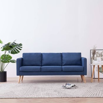 Sofa tapicerowana VIDAXL, niebieska, 70x73x168 cm - vidaXL