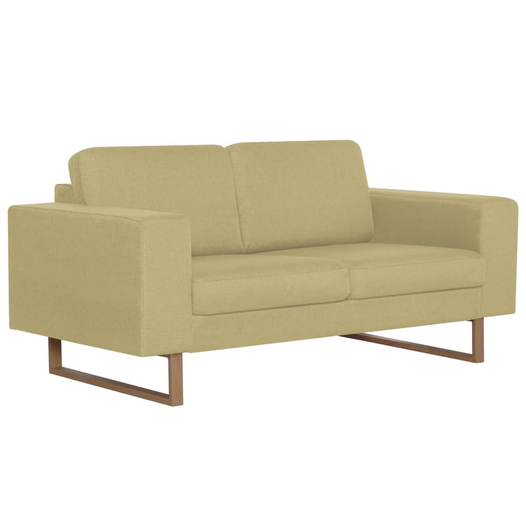 Sofa tapicerowana VIDAXL, zielona, 75x82x156 cm