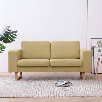 Sofa tapicerowana VIDAXL, zielona, 75x82x156 cm - vidaXL