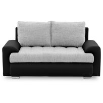 Sofa Tokio VIII rozkładana, Jasnoszara, czarna