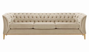 Sofa trzyosobowa Chesterfield Modern Wood-Velluto 2 - SLF24