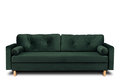 Sofa trzyosobowa KONSIMO Eriso, ciemnozielony, 230x80x100 cm - Konsimo