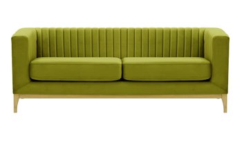 Sofa trzyosobowa Slender Wood-Velluto 9-like oak - SLF24