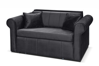 Sofa velvet glamour z dodatkowymi poduszkami szara LAVIO Konsimo - Konsimo