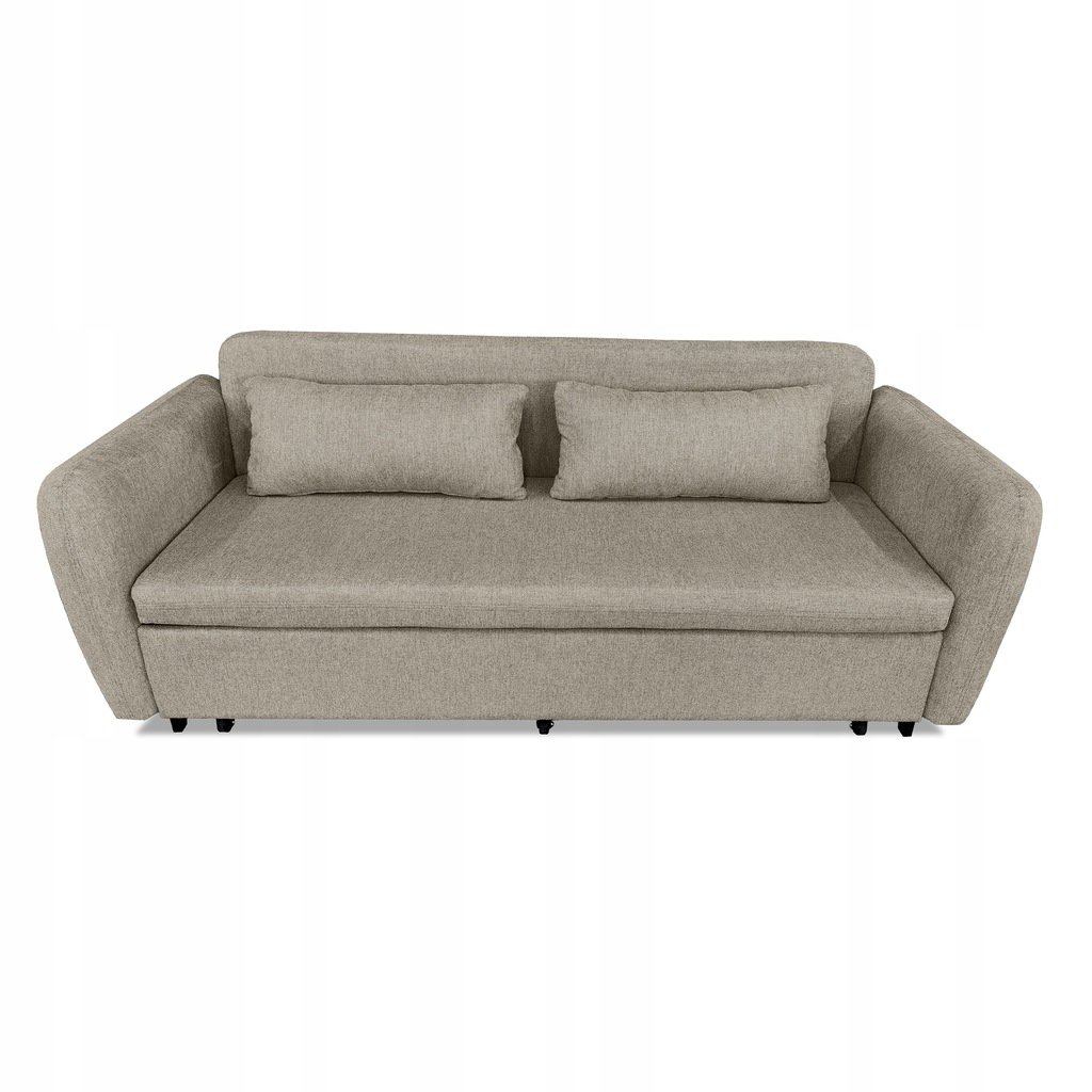 Sofa wypoczynkowa kanapa rozkładana leżanka do spania S105 Lily szenil brąz