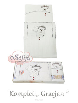 Sofija, Pościel niemowlęca, 2-elementowa, Gracjan, 100x135 cm - Sofija