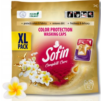 Sofin Kapsułki Do Prania Kolorowych Tkanin Color Ochrona Kolorów Xl 42szt - Sofin