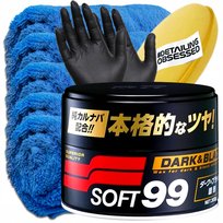 SOFT99 DARK & BLACK WAX twardy wosk z carnaubą