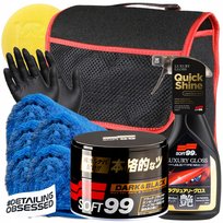 Soft99 Dark & Black Wosk + Qd + Torba Na Kosmetyki