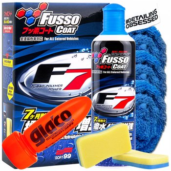Soft99 Fusso Coat F7 + Glaco Roll On Instant 75Ml - Soft99