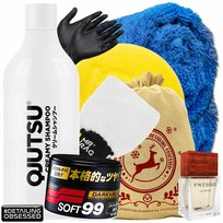 Soft99 Zestaw Na Prezent Wosk Dark & Black 300G + Szampon, Rękawica, Zapach