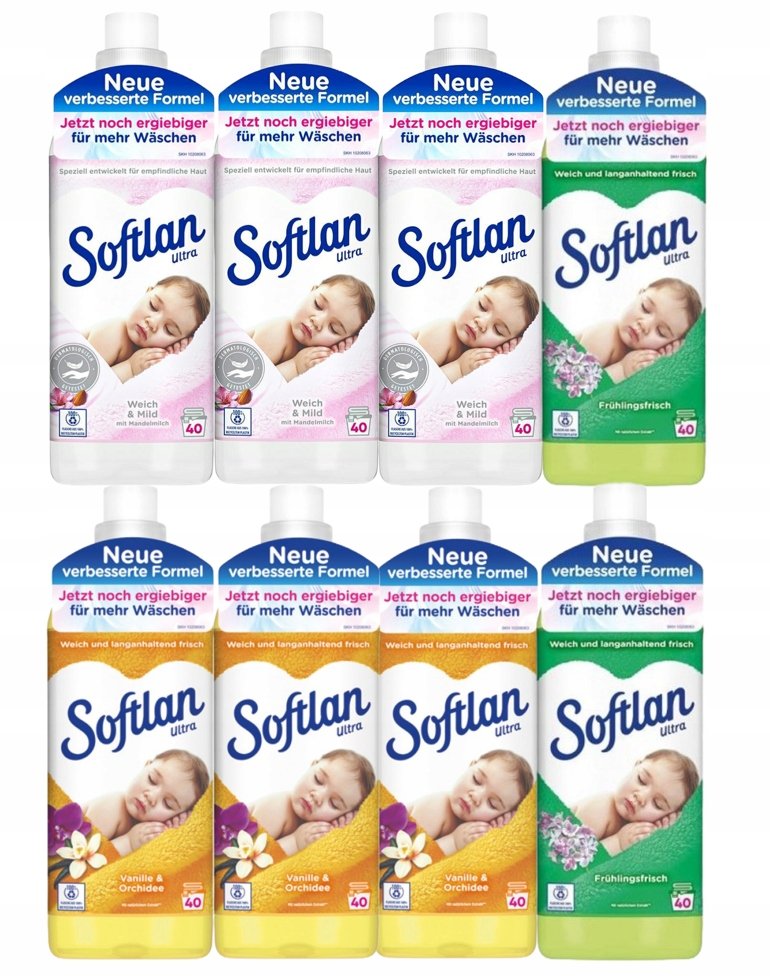 Softlan Ultra Zestaw Płynów Do Płukania Niemiecki - Softlan | Sklep ...