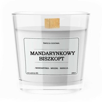 Sojowa Świeca Zapachowa MANDARYNKOWY BISZKOPT 200 ml - Vitafarm - Inny producent