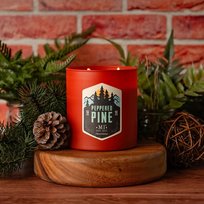 Sojowa świeca zapachowa męska w szkle Colonial Candle 425 g Sosna Mech