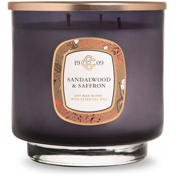 Sojowa świeca zapachowa w pudełku 3 knoty Colonial Candle 567 g - Drzewo sandałowe Szafran Sandalwood & Saffron - Inny producent