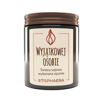 Sojowa świeca zapachowa - Wyjątkowej Osobie - 190g - Bosphaera - BOSPHAERA