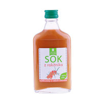 Sok 100% z rokitnika wytłoczony z całych owoców 200ml Zielona tłocznia Targroch