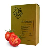 Sok pomidorowy 100% 3l tłoczony naturalny zdrowy, źródło potasu, doprawiany