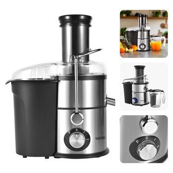 Sokowirówka wysokoobrotowa Vertenz Tornado 50, dwa poziomy prędkości + funkcja Pulse, 1600 W - Vertenz