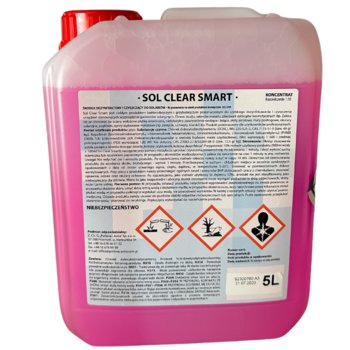 Sol Clear Smart, Koncentrant Płynu Do Dezynfekcji Solarium, 5000ml - Supertan