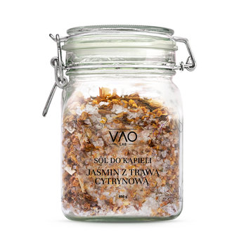 Sól do kąpieli JAŚMIN Z TRAWĄ CYTRYNOWĄ 650 g VAO Lab - VAO Lab