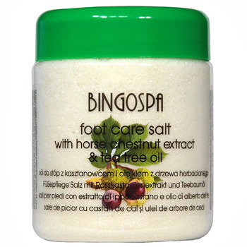 Sól do stóp z kasztanowcem i olejkiem z drzewa herbacianego BINGOSPA - BINGOSPA