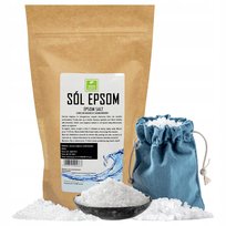 SÓL EPSOM siarczan magnezu gorzka do kąpieli czysty 1kg kąpiel magnezowa GREEN ESSENCE
