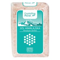 Sól Himalajska Rożowa Drobno Mielona 600 G - Crystalline Planet