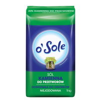 Sól Kamienna Niejodowana Do Przetworów 1 Kg O'Sole M&C