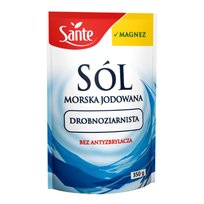 Sól morska jodowana drobnoziarnista 350g Sante