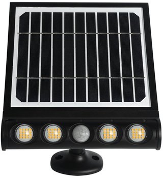 Solarna lampa elewacyjna Talent EKO8328 LED 8W IP65 czarna - Milagro