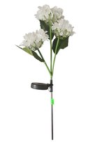 Solarne Kwiaty Hortensje Białe 60Cm Zimna Biel 1Szt.