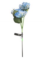 Solarne Kwiaty Hortensje Niebieskie 60Cm Zimna Biel 1Szt.