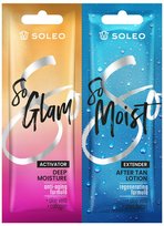 Soleo  So Glam 15ml + So Moist do solarium Saszetka 1 x 15ml + 1 x 15ml Soleo