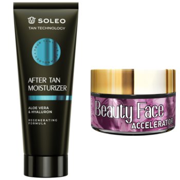 Soleo Tan Technology After Tan Moisturizer + Słoiczek Beauty Face - Soleo