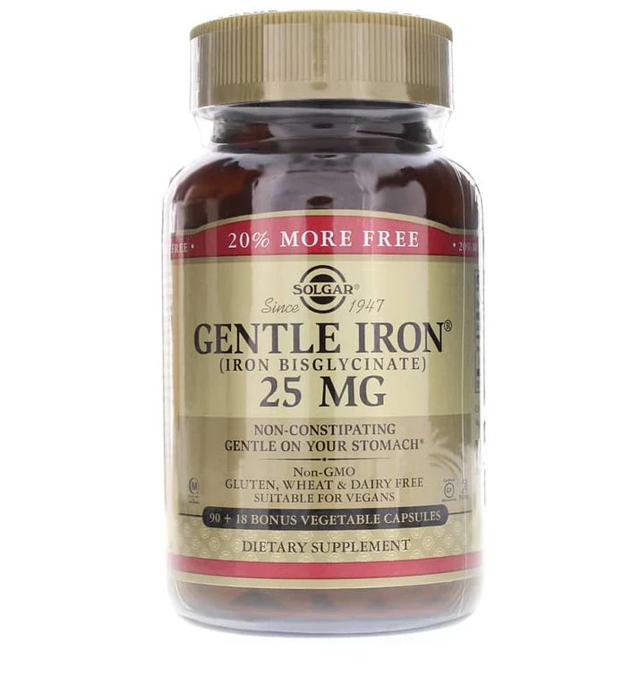 Solgar, Gentle Iron 25 Mg, 90 + 18 Kapsułek | Sklep EMPIK.COM