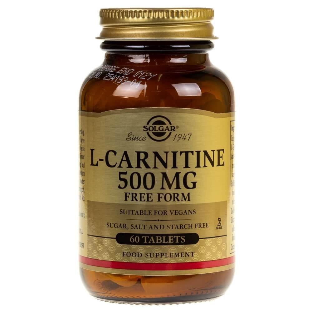 Solgar, L-Karnityna, 500 mg, 60 tabl. | Sklep EMPIK.COM