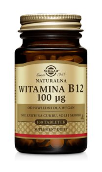 Solgar Naturalna Witamina B12, suplement diety, 100 tabletek - Solgar